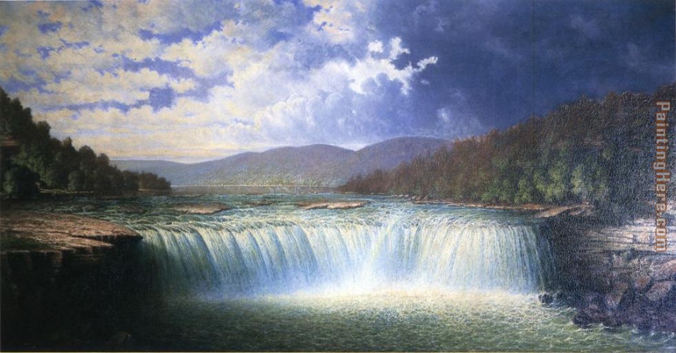 Falls of the Cumberland River Whitley County Kentucky by Carl Christian Brenner painting - Unknown Artist Falls of the Cumberland River Whitley County Kentucky by Carl Christian Brenner art painting